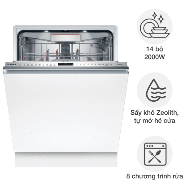 Máy rửa bát âm tủ Bosch SMV8TCX01E Serie 8