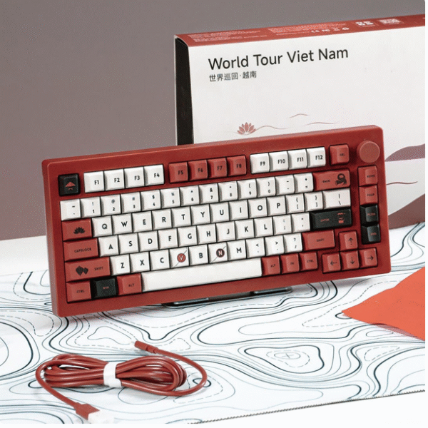 Bàn phím AKKO 5075B Plus Red World Tour VIET NAM